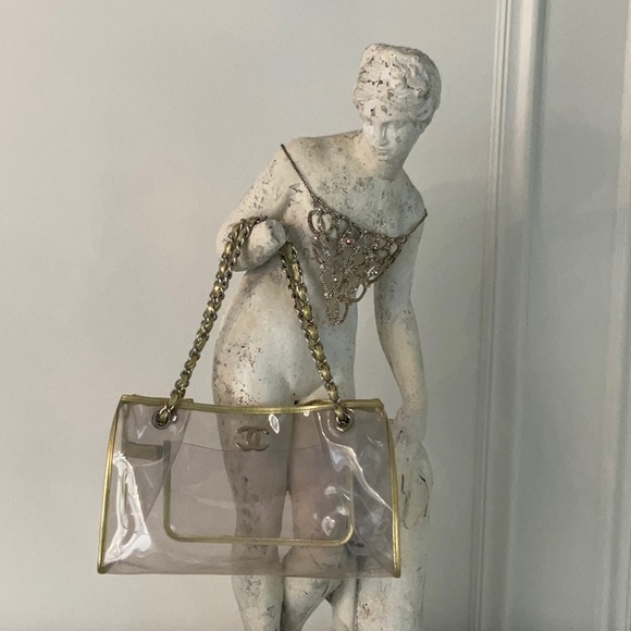 Beautiful PVC CHANEL Tote, 100% Authentic - Picture 2 of 16